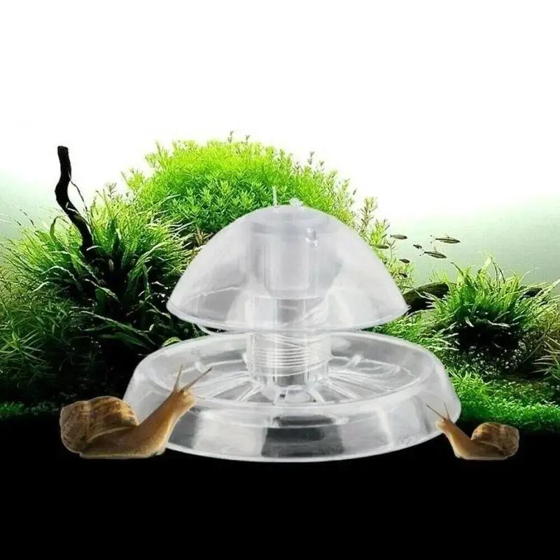 กับดักหอยทากพลาสติกใสขนาด 6/8  - Aquarium Planted Tank บทวิจารณ์และราคา