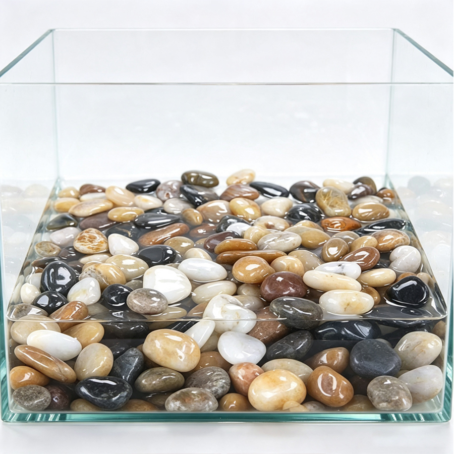 หินกรวดแม่น้ำเนื้อเรียบ 300-70 - Aquarium Planted Tank บทวิจารณ์และราคา