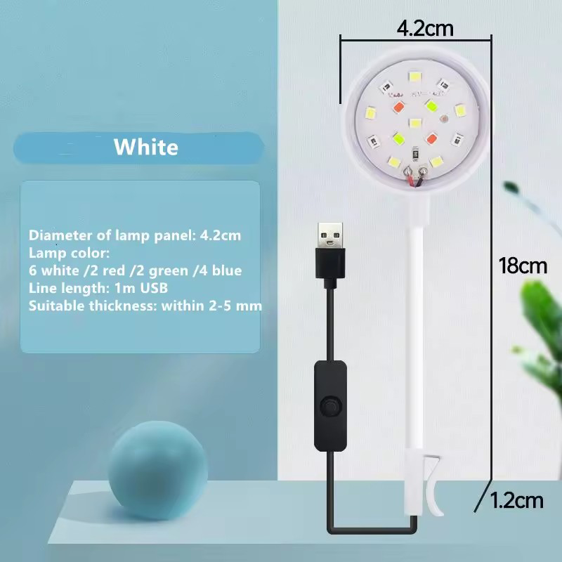 ไฟ LED แบบหนีบ USB สำหรับตู้ปล - Aquarium Planted Tank Fertilizer บทวิจารณ์และราคา