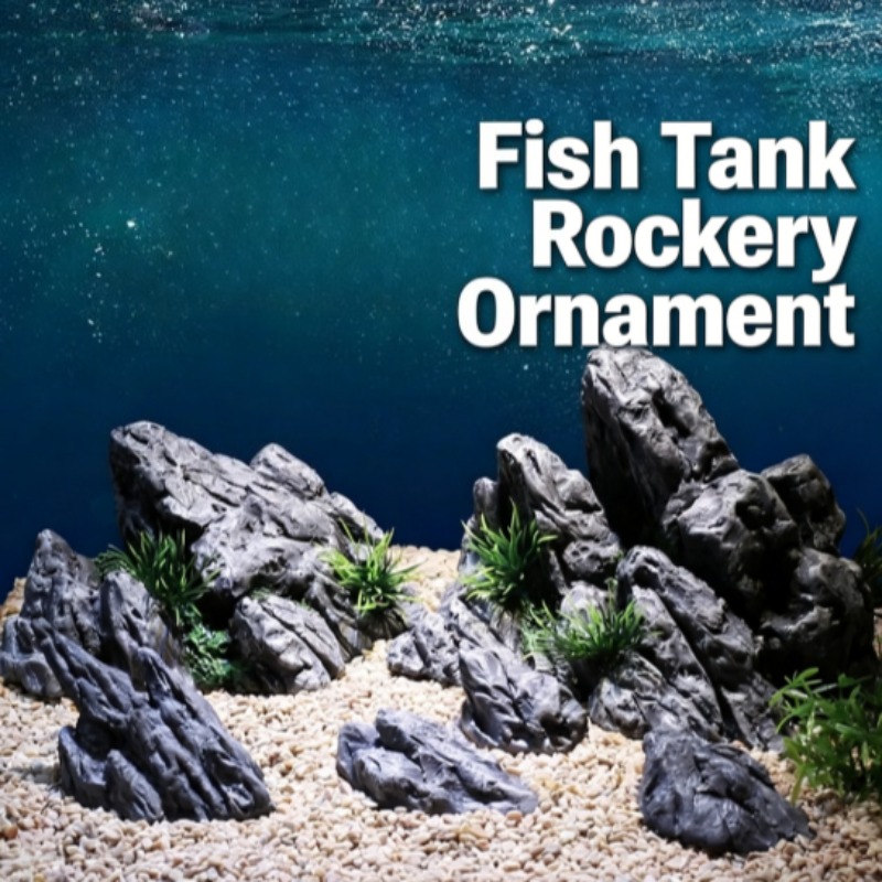 ของตกแต่งตู้ปลา หินจำลอง ภูเขา - Aquarium Planted Set Up บทวิจารณ์และราคา