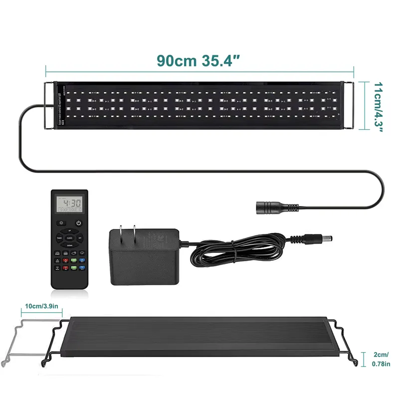 ไฟ LED สำหรับตู้ปลา SIROKA 90  - Planted Aquarium Hours บทวิจารณ์และราคา