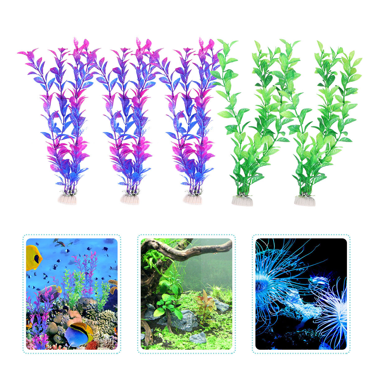 ชุดต้นไม้น้ำปลอม 10 ชิ้น สำหรั - Planted Aquarium Maintenance บทวิจารณ์และราคา