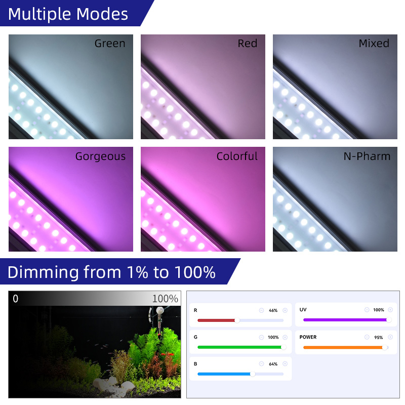 ไฟตู้ปลา M300D1 PRO ขายดี ไฟ R - Planted Aquarium For Sale บทวิจารณ์และราคา