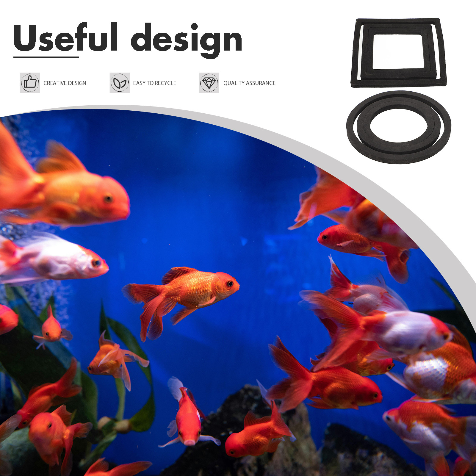วงแหวนให้อาหารปลา 6 ชิ้น วงแหว - Aquarium Planted Set Up บทวิจารณ์และราคา